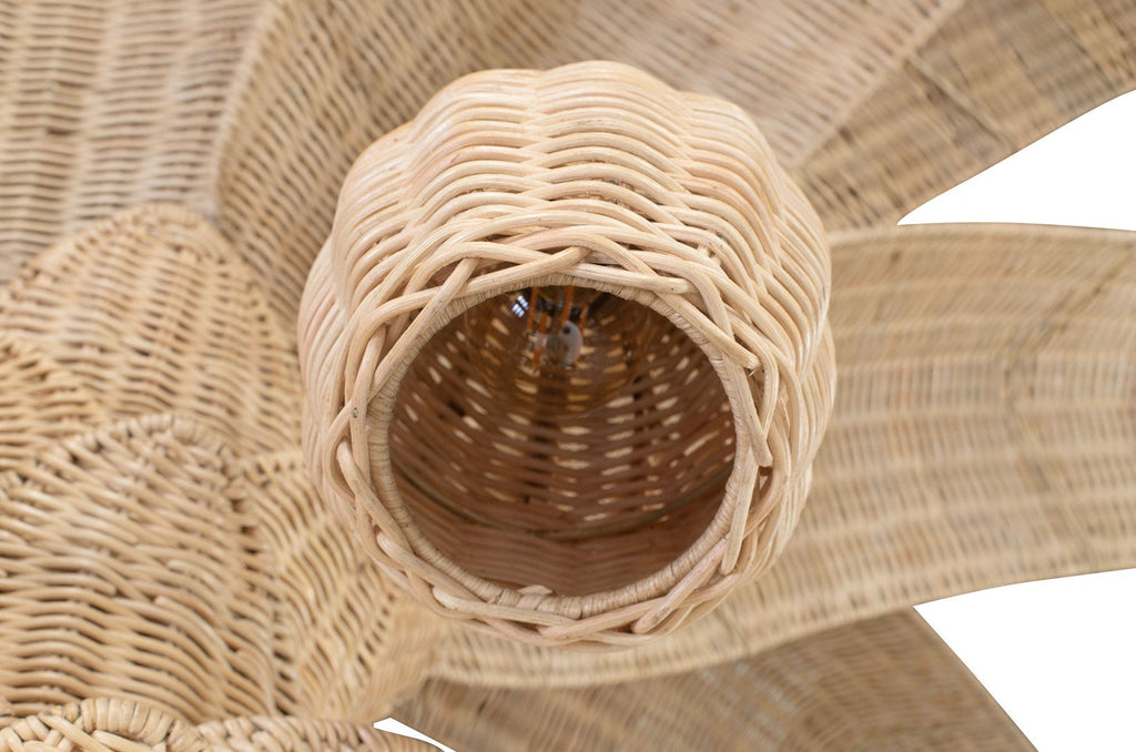 Palm Tree Lamp Rattan