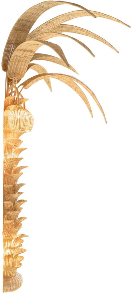 Palm Tree Wall Lamp Rattan