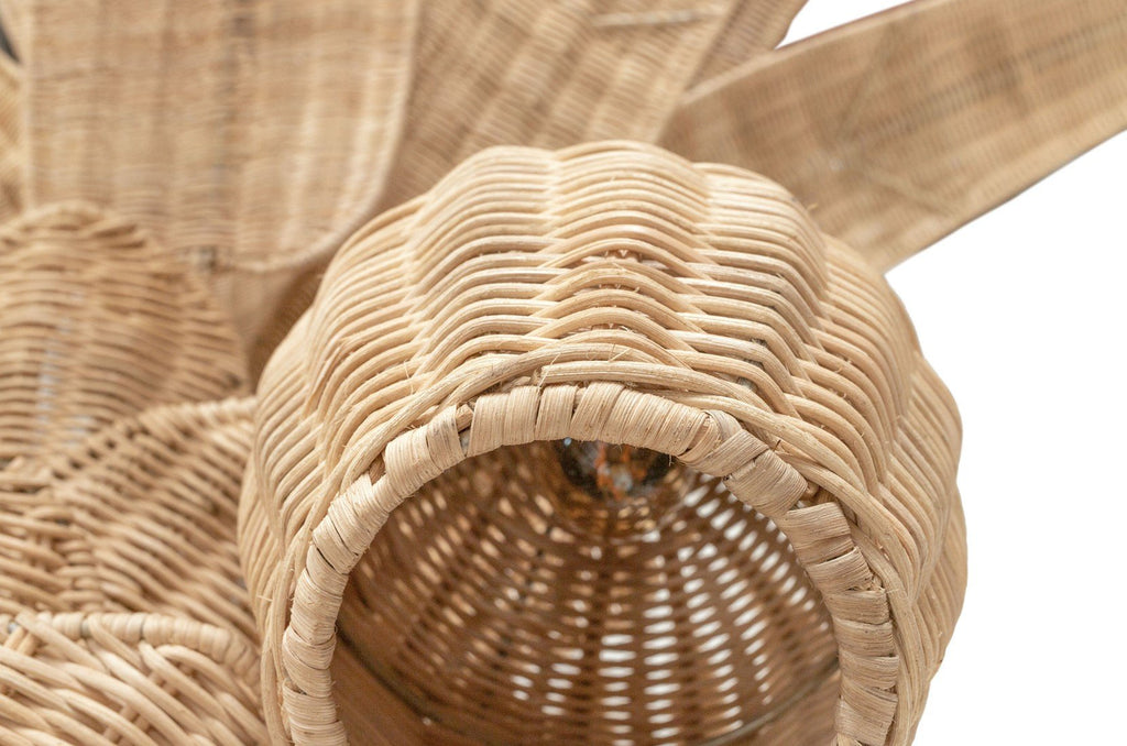 Palm Tree Wall Lamp Rattan