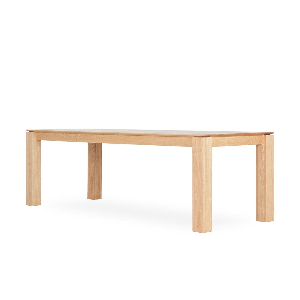 Oak table boxy natural