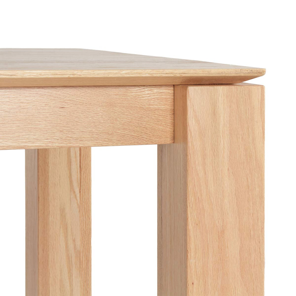 Oak table boxy natural