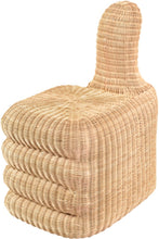 Load image into Gallery viewer, Thumbs Up Stool Rattan