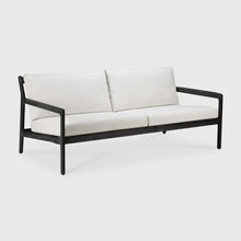 Charger l&#39;image dans la galerie, Off White Teak Black Jack outdoor sofa by Jacques Deneef