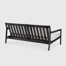 Charger l&#39;image dans la galerie, Off White Teak Black Jack outdoor sofa by Jacques Deneef