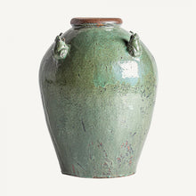 Cargar imagen en el visor de la galería, Green amphora vase