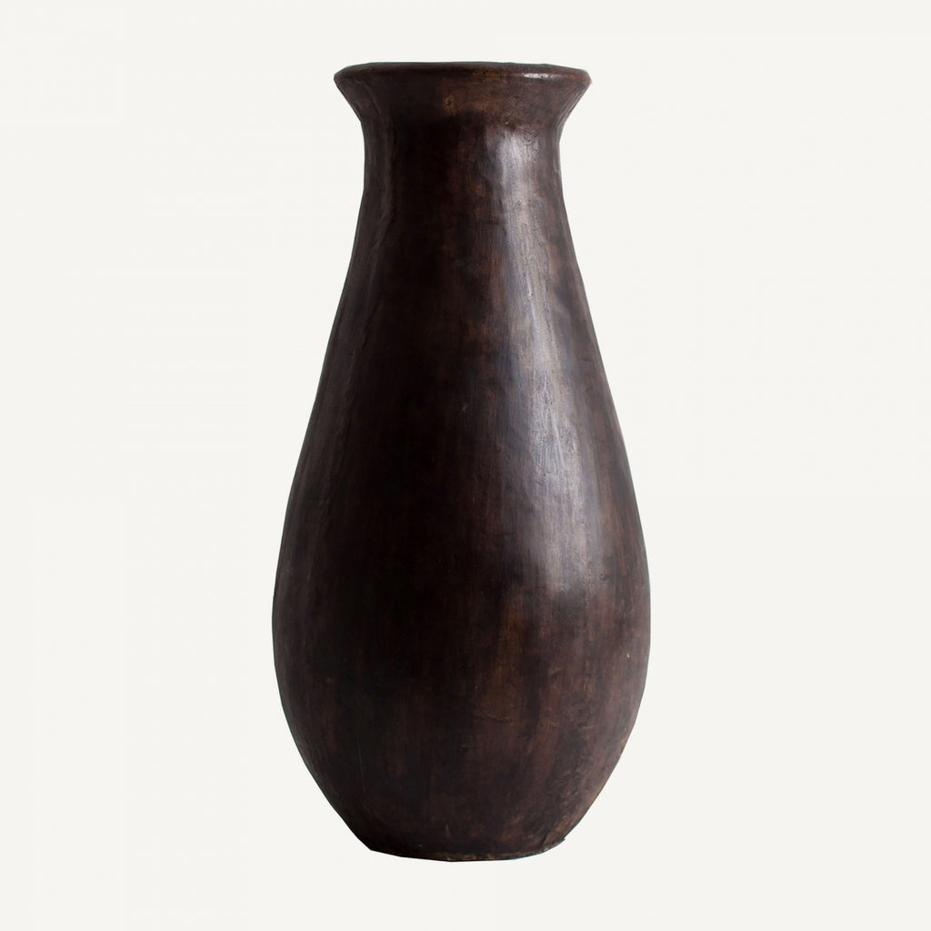 BROWN AMPHORA VASE