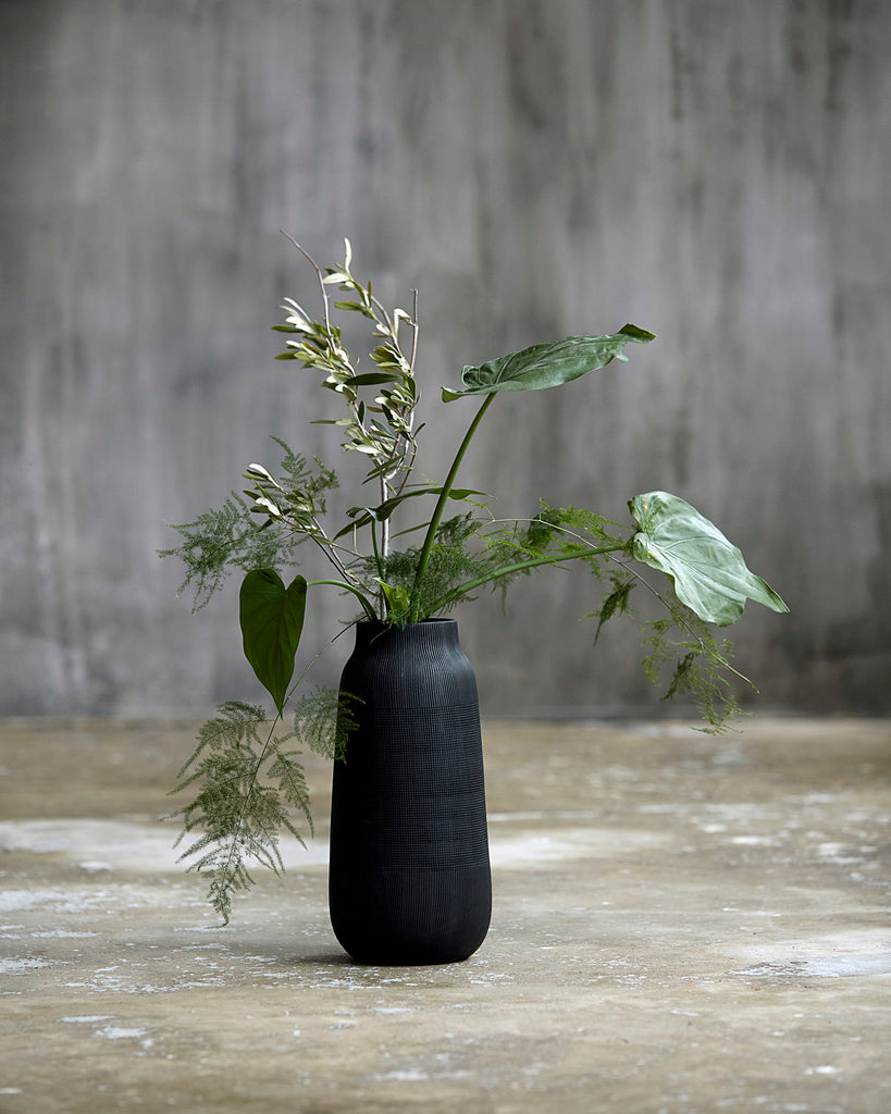 Vase, HDGroove, Black