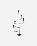 Candle stand w. 5 cups, Ira, Black