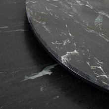 Charger l&#39;image dans la galerie, S/2 TABLE BLACK METAL-MARBLE 75 X 75 X 42 CM