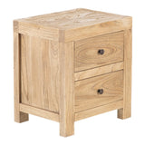 NATURAL WOOD TABLE MINDI BEDROOM 45 X 35 X 50 CM