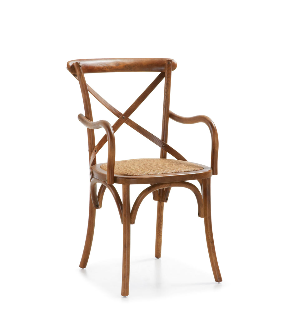 OAK CROSS ARMCHAIR