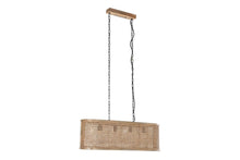 Charger l&#39;image dans la galerie, CEILING LAMP MANGO 80X24X28 BROWN GRID