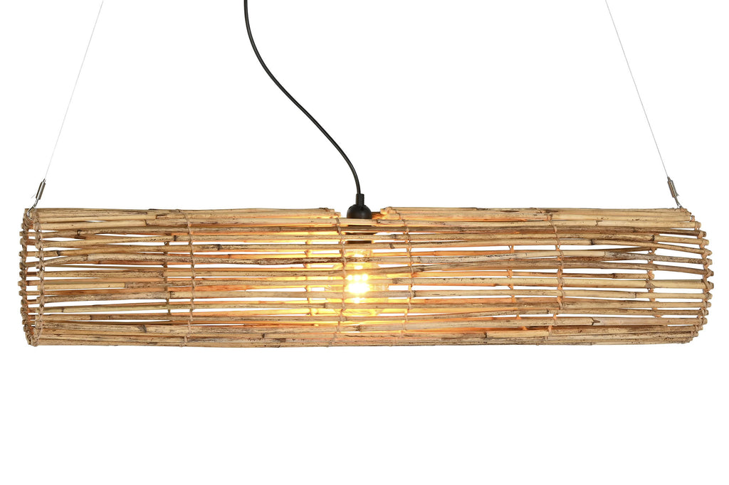 CEILING LAMP RATTAN 100X20X20 NATURAL BROWN