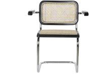 Load image into Gallery viewer, CHAIR ELM RATTAN 65,5X62X79 RACK BLACK