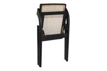 Load image into Gallery viewer, CHAIR ELM RATTAN 53X60X79 RACK BLACK