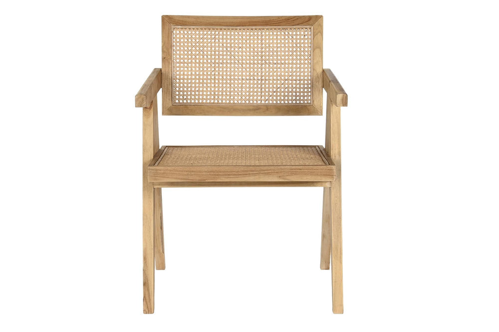 CHAIR TEAK RATTAN 58X56X82 NATURAL