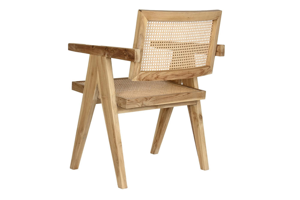 CHAIR TEAK RATTAN 58X56X82 NATURAL