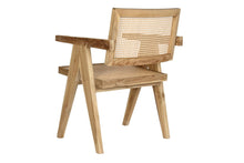 Load image into Gallery viewer, CHAIR TEAK RATTAN 58X56X82 NATURAL
