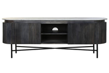 Carica l&#39;immagine nel visualizzatore di Gallery, TV CABINET MANGO MARBLE 150X41X54 GREY