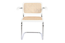 Load image into Gallery viewer, ELM RATTAN CHAIR 65.5X62X79 WHITE