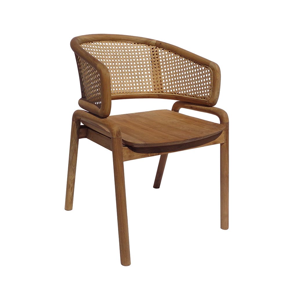 Teak armchair