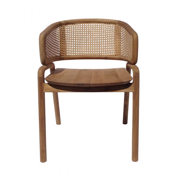 Teak armchair