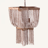 Beaded ceiling lamp