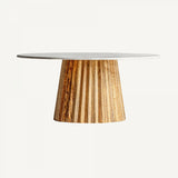 COFFEE TABLE PLISSÉ WOOD