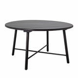 Dining Table, Black, Acacia