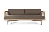 Teak with outdoor rope sofa