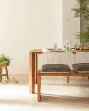 Load image into Gallery viewer, Dining table in natural recycled teak 180 x 90 cm