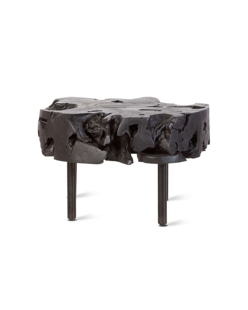 Side table ROOT ROUND Black